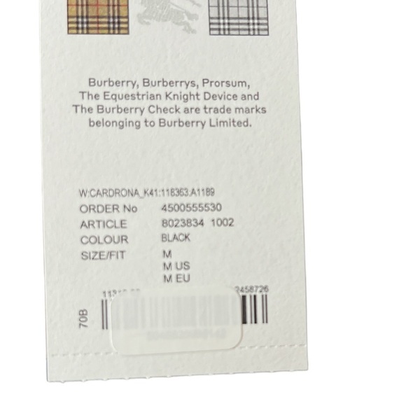 BURBERRY womens V-neck Silk twill-paneled merino wool sweater size M - Picture 14 of 15